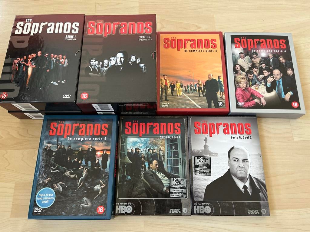 The Sopranos Complete Serie DVD Boxset, Gebruikt, Vanaf 16 jaar, Boxset, Drama