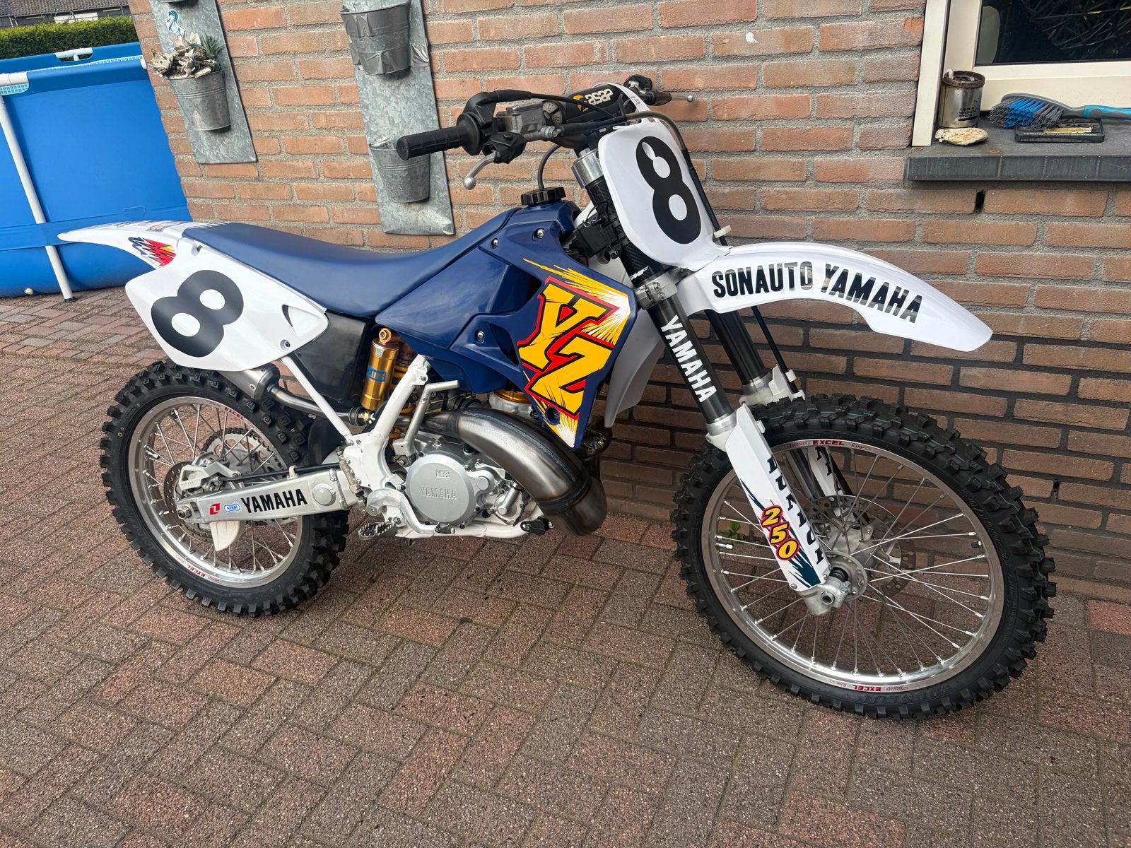 1996 Yamaha YZ250 in nieuwstaat - Collectors item!, Motoren, Motoren | Yamaha, Crossmotor, Handgeschakeld, 1 cilinder, Gebruikt