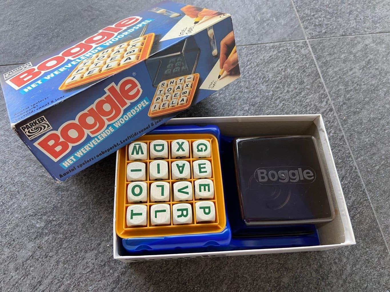 Boggle leuk woordspel voor jong en oud in goede nette staat, Ophalen of Verzenden, Zo goed als nieuw, Parker