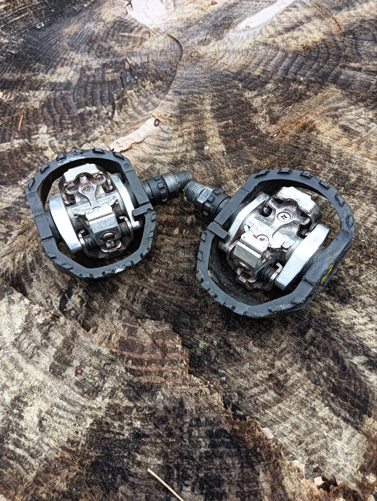 Shimano PD-M324 SPD combi pedalen, Crankstel of Pedalen, Mountainbike, Gebruikt, Ophalen of Verzenden