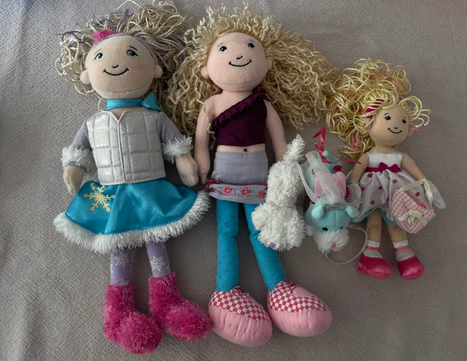 stoffen kinder poppen, Ophalen of Verzenden, Zo goed als nieuw, Babypop