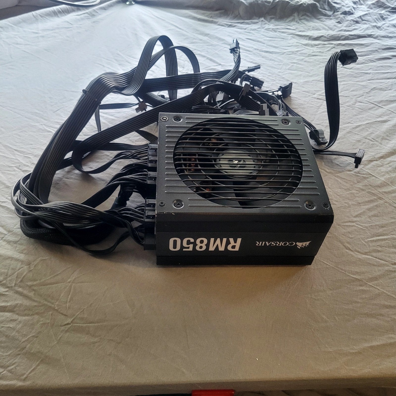 Corsair RM850 Voeding - 850W, Computers en Software, Interne voedingen, Ophalen of Verzenden, Gebruikt