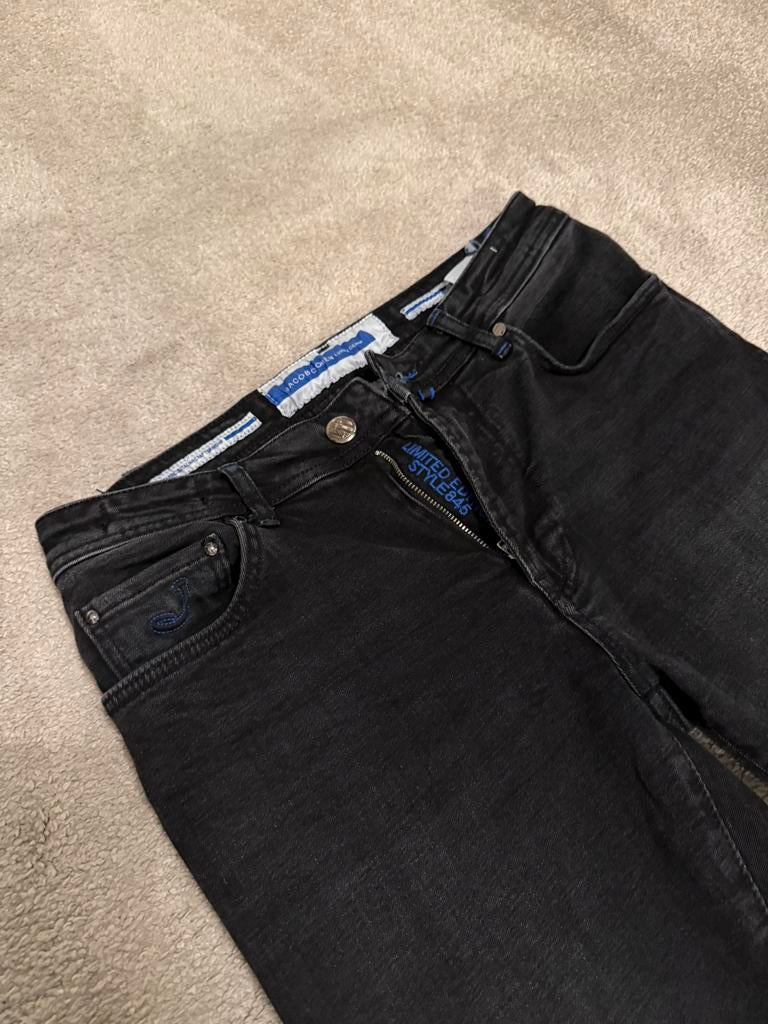 Jacob cohen limited edition style 845 maat 30, Verzenden, Zo goed als nieuw, Zwart, Overige jeansmaten