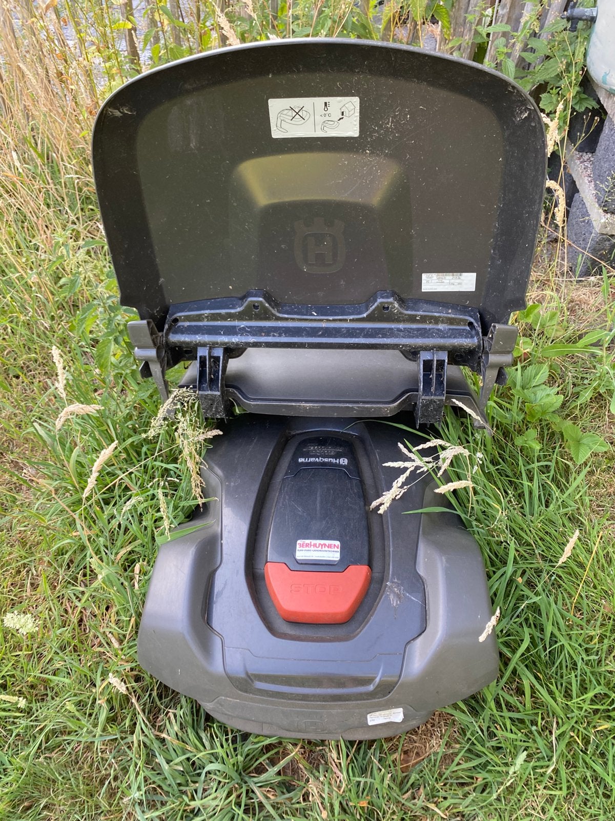 Robotmaaier Husqvana, Ophalen, Gebruikt