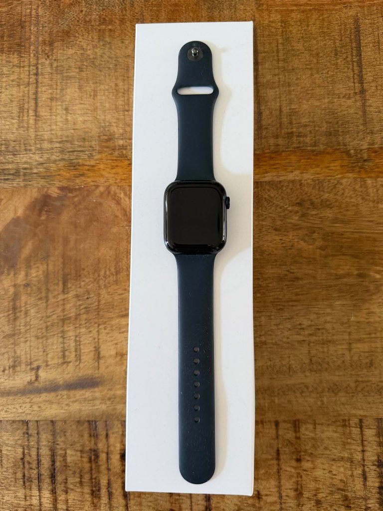 Apple Watch serie 8 45mm, Gebruikt, Apple Watch ⌚️, Zwart, IOS