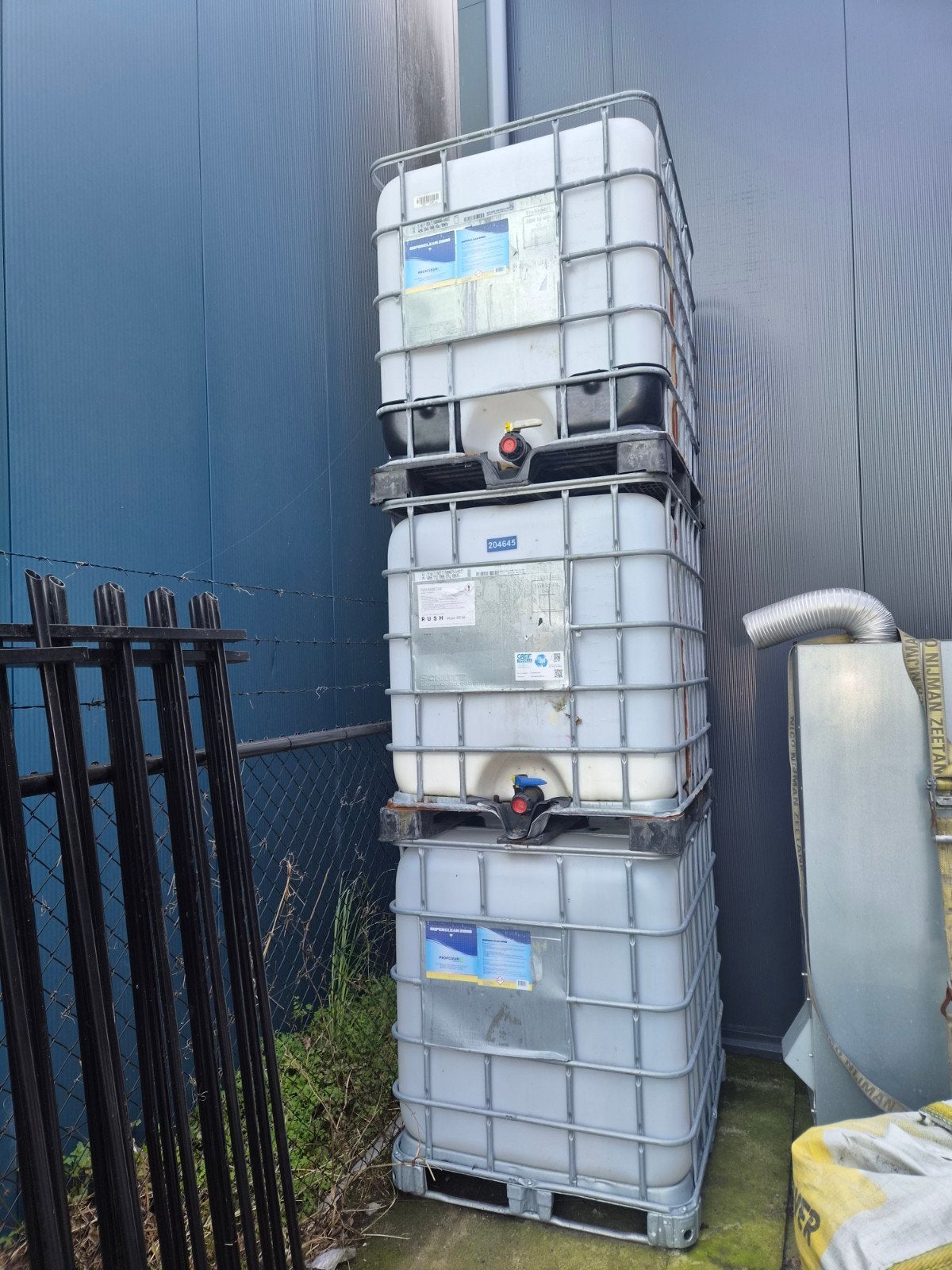IBC container 1000 liter - Diverse toepassingen, Ophalen