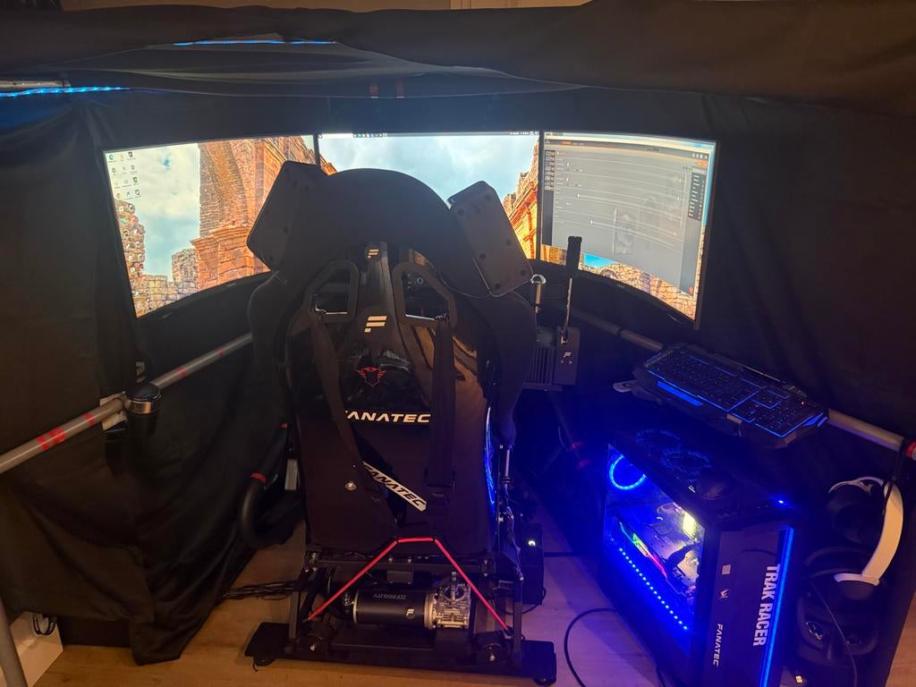Dof reality 4 race simulator, motion, vr compleet fanatec pc, Ophalen, Gebruikt, VR-bril, Overige platformen