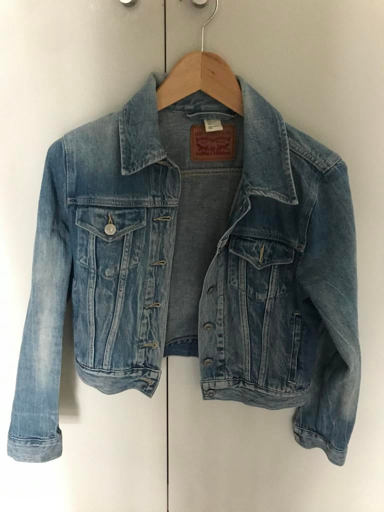 Levi’s dames spijkerjack maat S, Ophalen of Verzenden, Zo goed als nieuw, Maat 38/40 (M), Blauw
