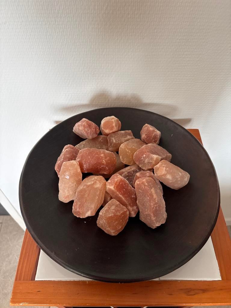 Himalaya Zoutkristallen - Natuurlijke Roze Zoutblokjes, Ophalen, Zo goed als nieuw, Overige materialen