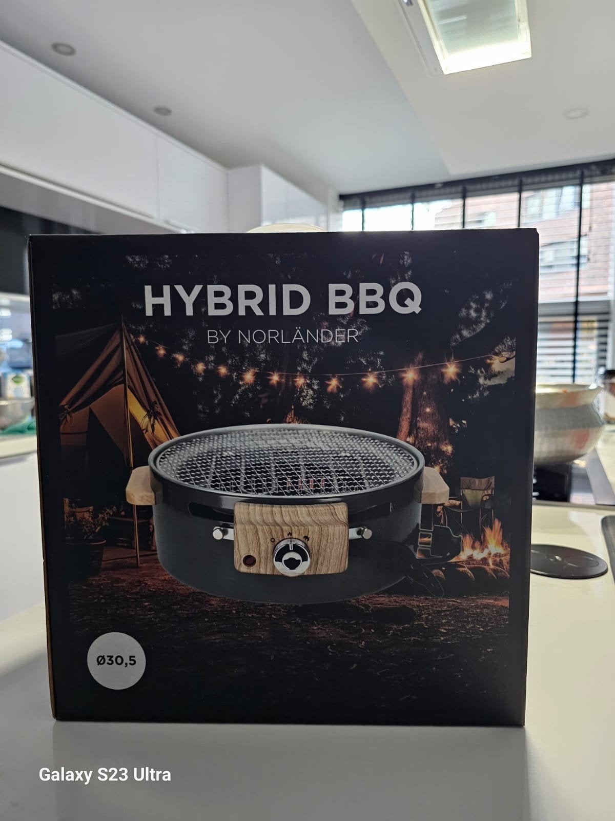 Norländer Hybrid BBQ - Elektrisch en Houtskool Grill, Ophalen of Verzenden, Nieuw, Norländer