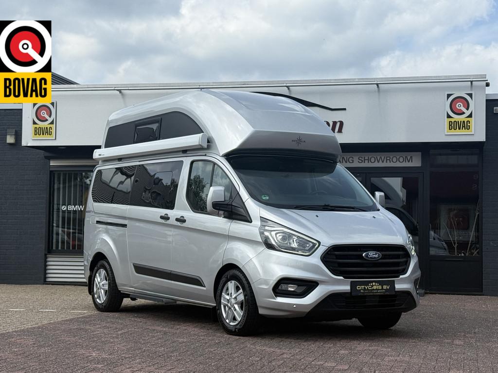 Ford Nugget plus hoog dak westfalia automaat 170 pk 4 slaapp, Automaat, Buscamper of Camperbus, Airconditioning, Bedrijf