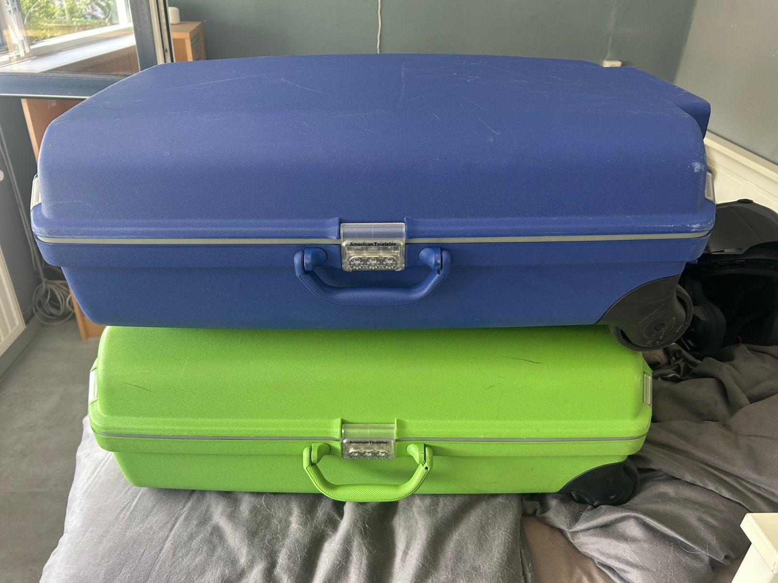 American tourister hardcase koffer, Ophalen, Gebruikt, Hard kunststof, 70 cm of meer