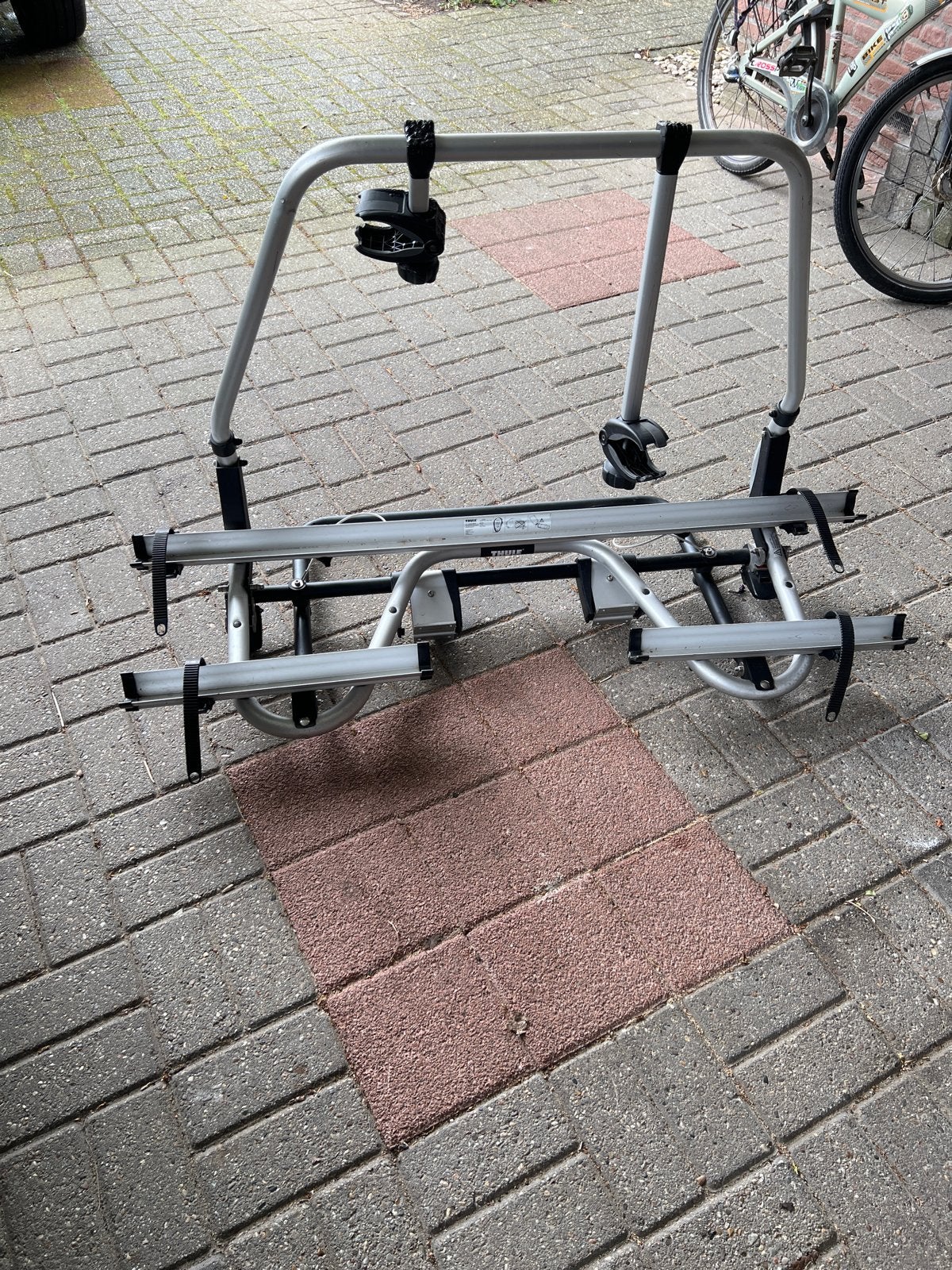 Thule Fietsendrager voor 2 fietsen - Gebruikt, Caravans en Kamperen, Ophalen