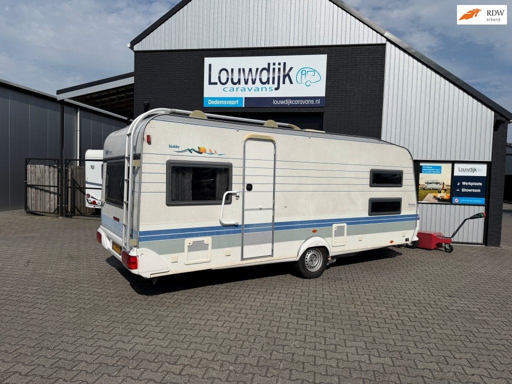 HOBBY Prestige 540 UK ’02 (6 Pers., Mover), Caravans en Kamperen, Rondzit, Hobby, Overige typen, 7 tot 8 meter