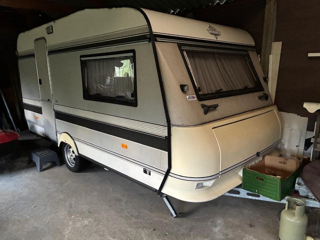Hobby Prestige 425 10E,  jun 1990,  Zeer netjes, accessoires, Rondzit, Hobby, 750 - 1000 kg, Particulier