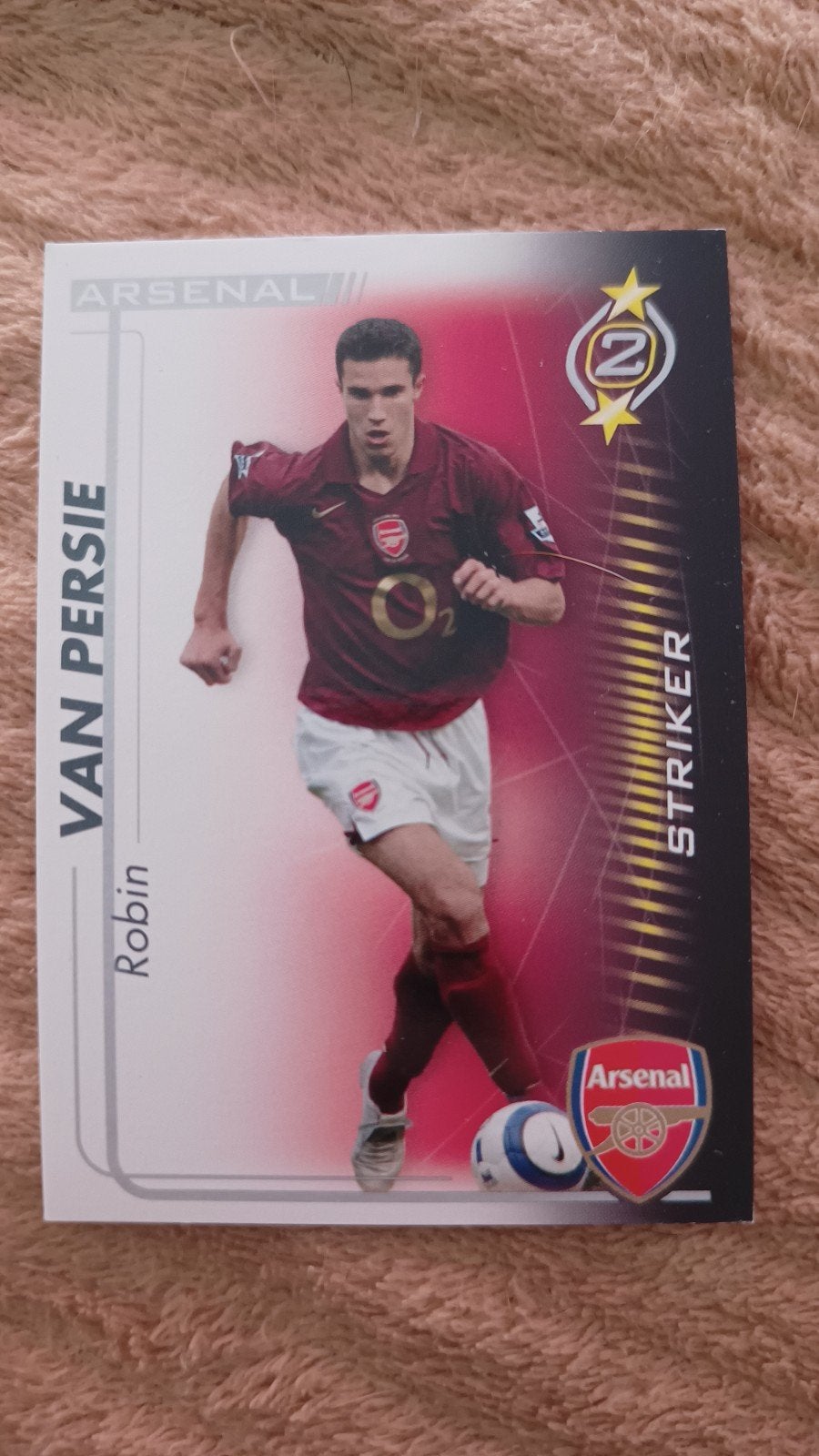 Robin van Persie Arsenal Spelerskaart, Ophalen of Verzenden