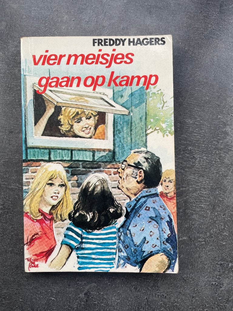 Vier meisjes gaan op kamp van Freddy Hagers, Boeken, Ophalen, Gelezen, Fictie