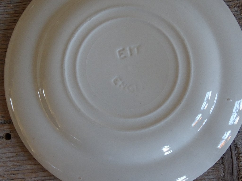 Servies, Engels Rood, ROZEN, zo goed als nieuw, Ophalen of Verzenden