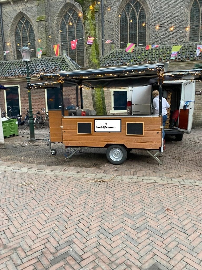 foodtruck verkoopwagen aanhangwagen, Ophalen