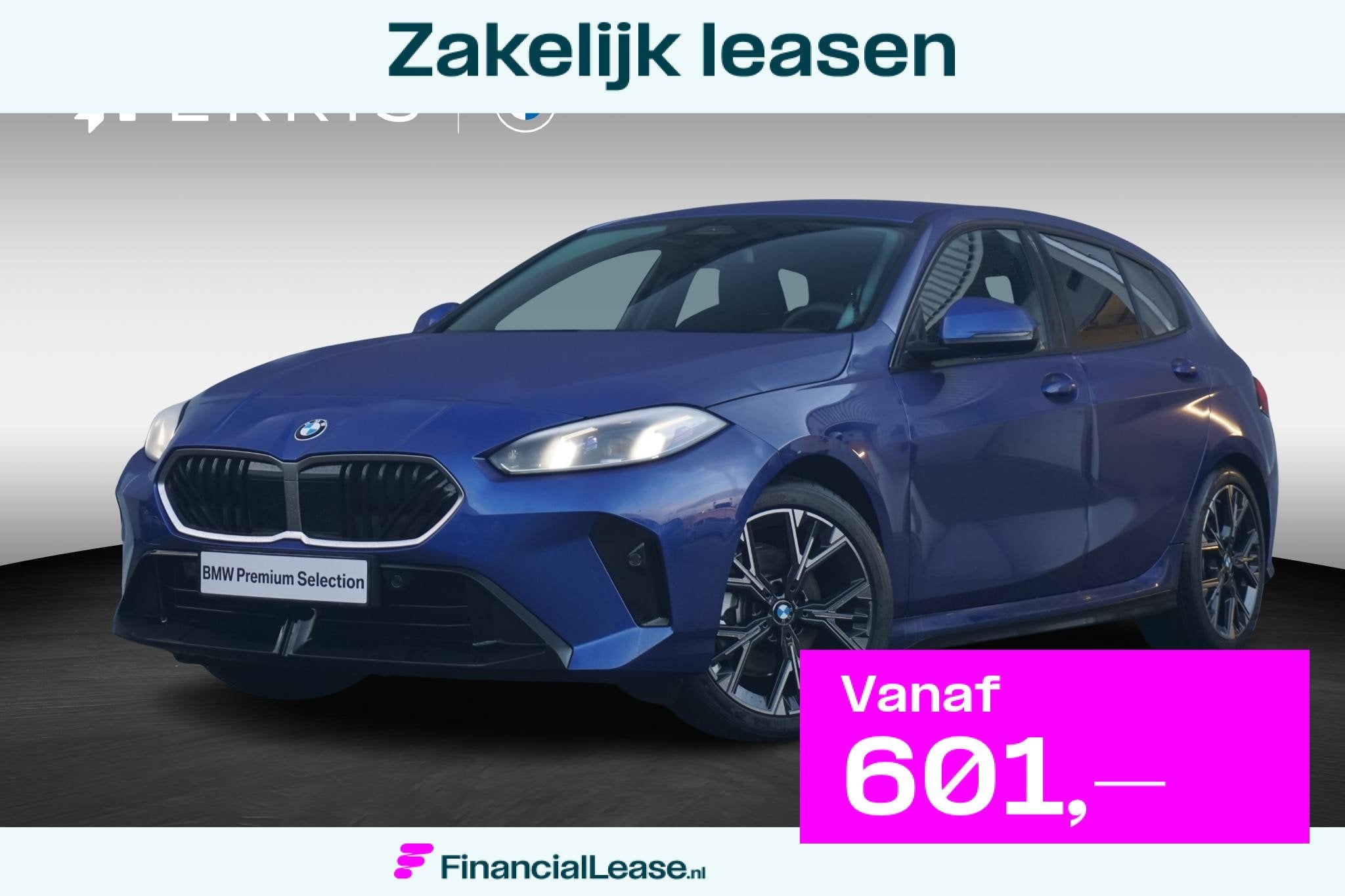 BMW 1 Serie 5-deurs 120 M Sport | Stoel & Stuurwielverwarmin, Blauw, Origineel Nederlands, Bedrijf, 19 km/l