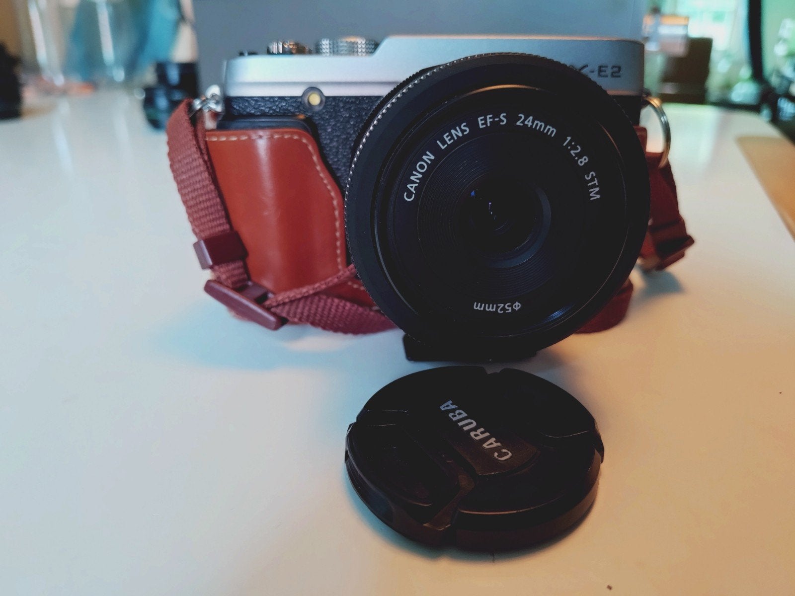 Fuji X-E2 Camera met Canon lenzen en accessoires, Fujifilm, Gebruikt, Beschermhoes/tas, Ophalen of Verzenden