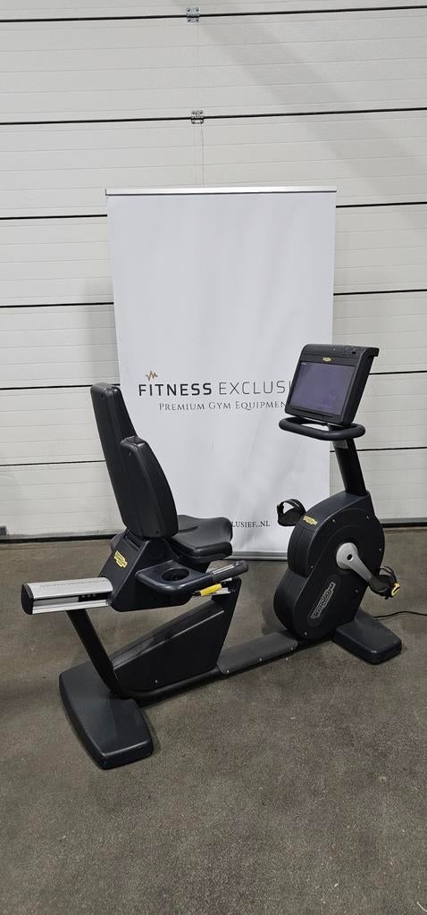 Technogym Recline Excite+ Unity 3 Live – Luxe Recumbent Bike, Sport en Fitness, Ophalen, Gebruikt, Benen, Overige typen