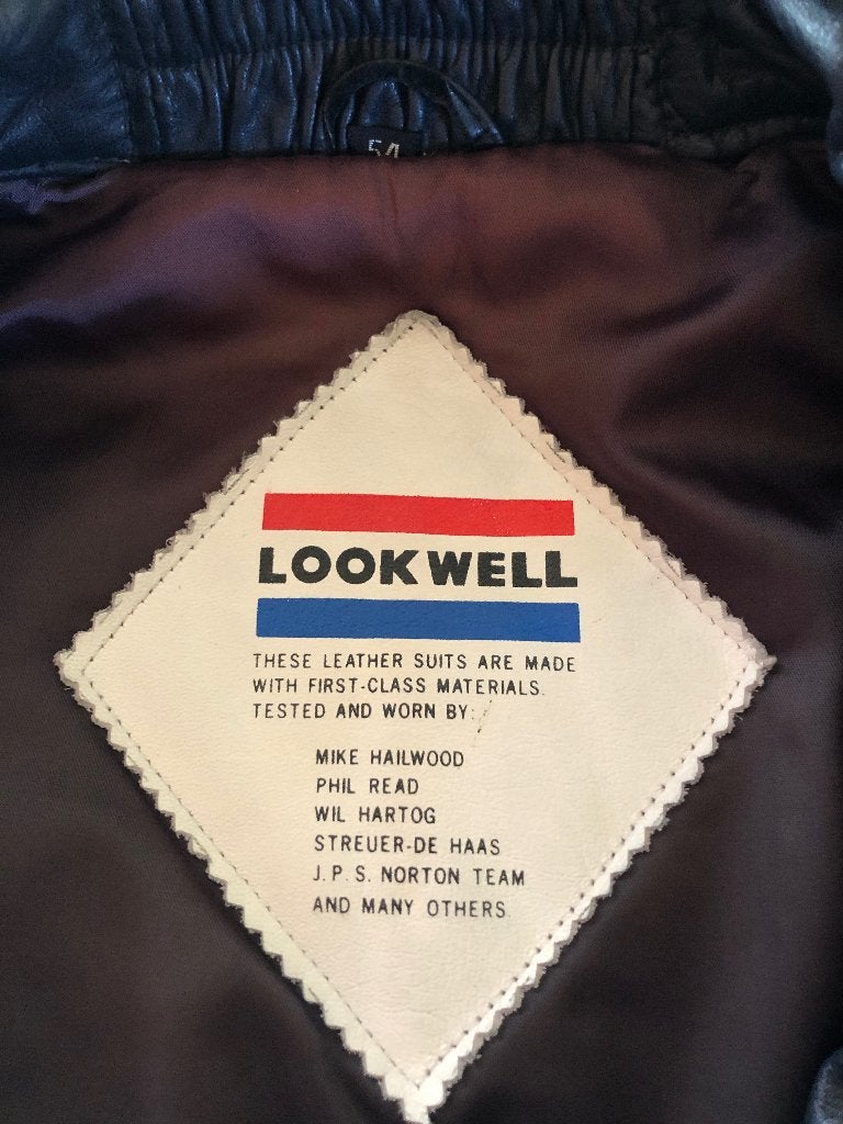 Lederen motorvest Lookwell, Motoren, Kleding | Motorkleding, Ophalen, Tweedehands, Jas | leer