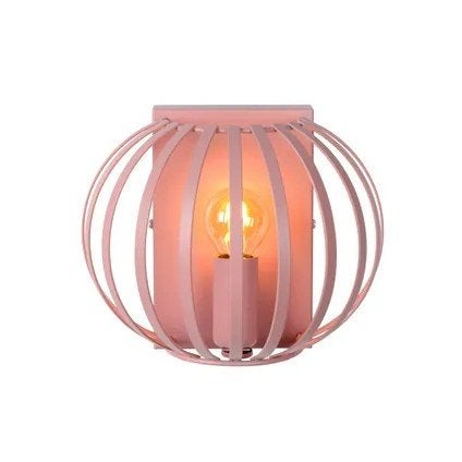 roze metalen wandlamp merlina nieuw!, Verzenden, Roze, E14 (klein), Nieuw