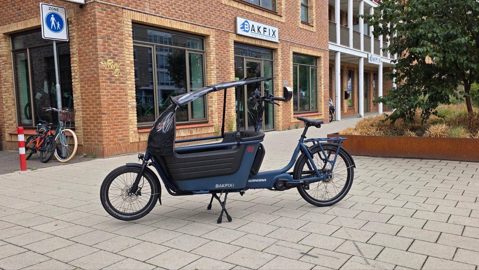 Winora Fub 2  bakfiets met Bosch Cargo line middenmotor, Fietsen en Brommers, Fietsen | Bakfietsen, Overige merken, Huif, Info@winora.com