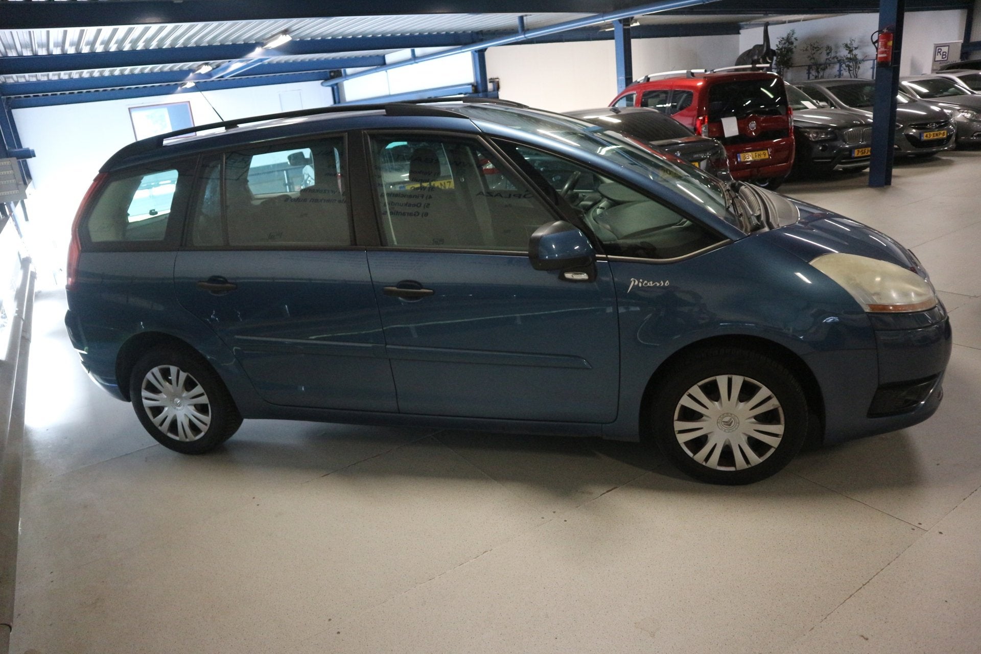 Citroen Grand C4 Picasso 1.6 VTi Prestige 7 PERSOONS / LEES, Auto's, Voorwielaandrijving, Gebruikt, 4 cilinders, Blauw