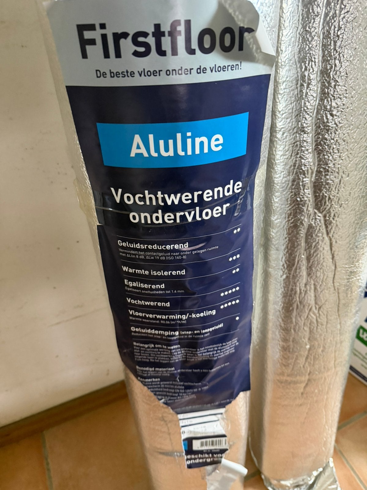 Vochtwerende ondervloer 30m2, Ophalen, Overige materialen, 30 cm of meer, 50 tot 150 cm