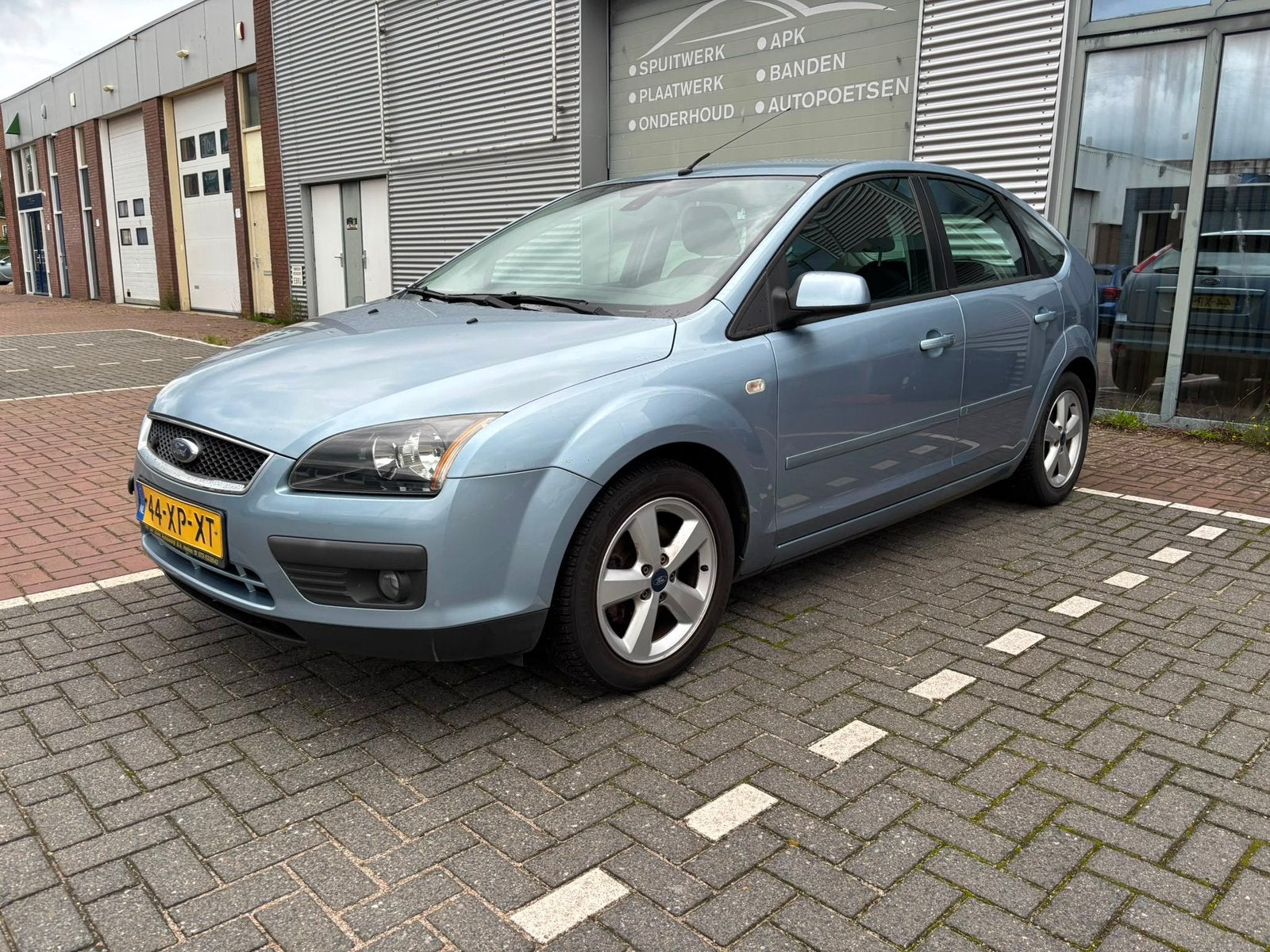 Ford Focus 1.8 16V 92KW 5D 2007 Blauw, Auto's, 125 pk, 4 cilinders, Blauw, 1219 kg