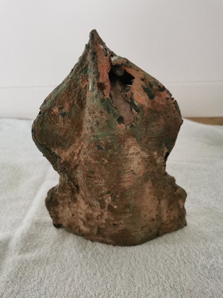 Bronzen Boeddha beeld ingekapseld in mal, Ophalen, Brons