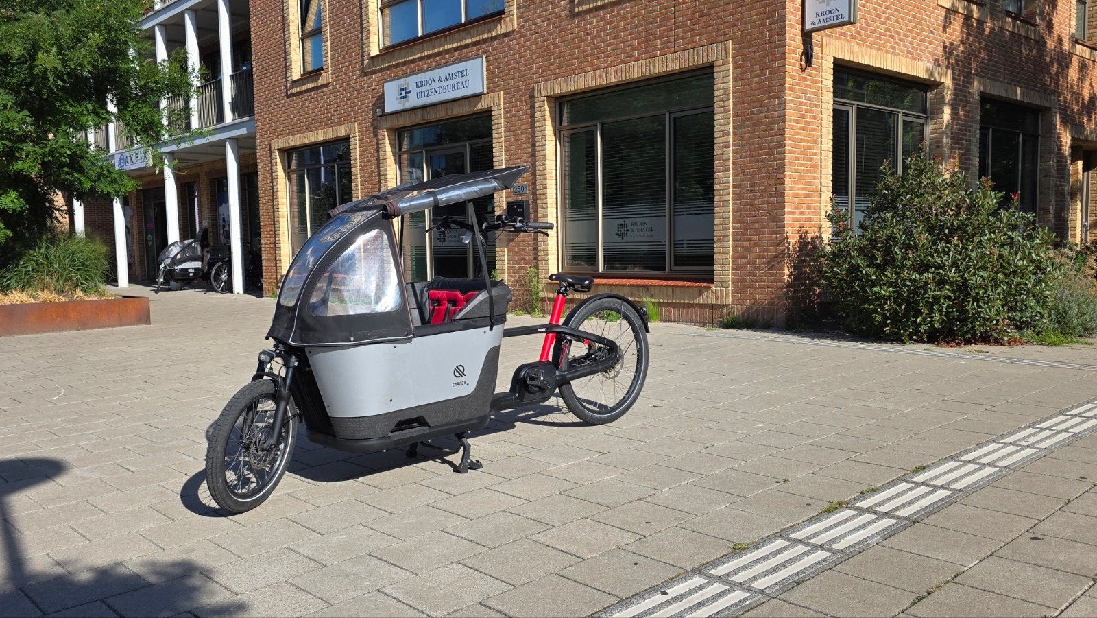 Carqon bakfiets Cargo line 400Wh krachtige motor en accu, 4 kinderen of meer, Ophalen of Verzenden, Zo goed als nieuw, Info@carqon.nl