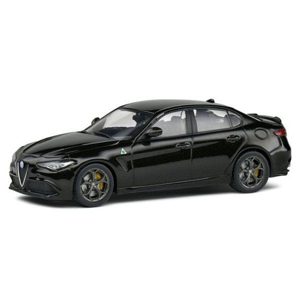 Alfa Romeo Giulia Quadrifoglio 2020 Zwart Model 1/43 Solido, Solido, Auto, Solido, Nieuw