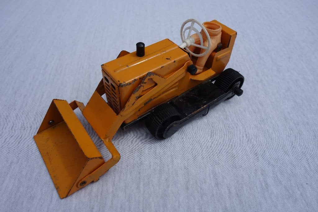 Metalen Bulldozer K.K.Bullmark, Kinderen en Baby's, Speelgoed | Speelgoedvoertuigen, Ophalen of Verzenden, Gebruikt