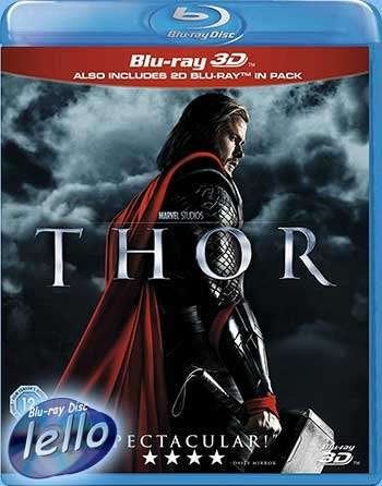 Blu-ray 3D: Marvel's Thor (2011 Chris Hemsworth) UK OS, Ophalen of Verzenden, Zo goed als nieuw, Actie