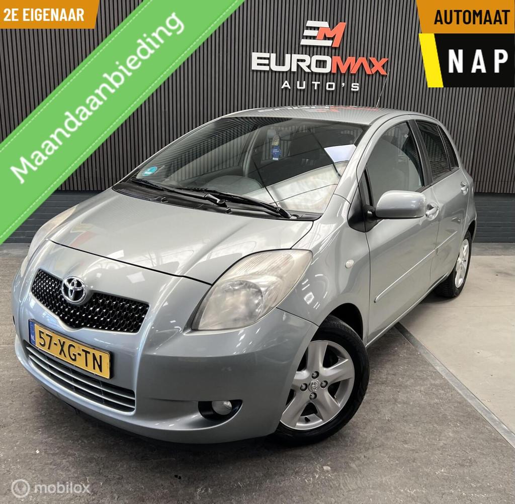 Toyota Yaris 1.3 VVTi 2e eigenaar - Automaat- Nap - Cruise, Auto's, Toyota, Stof, 4 cilinders, Parkeersensor, Origineel Nederlands