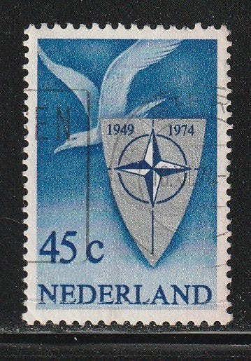 Verenigd Europa 1974 - Nederland - NAVO, Ophalen, Gestempeld, Overige thema's