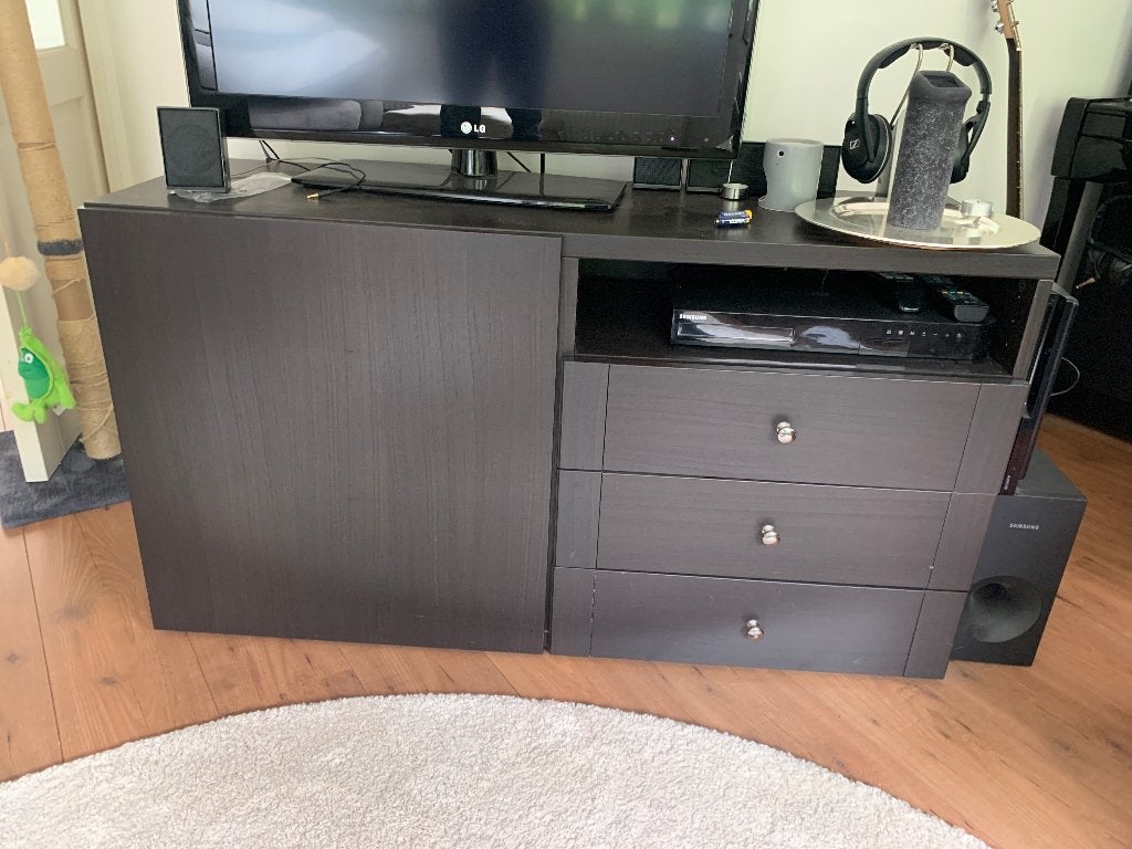 TV meubel (besto ikea), Ophalen, Overige materialen, Gebruikt, 100 tot 150 cm