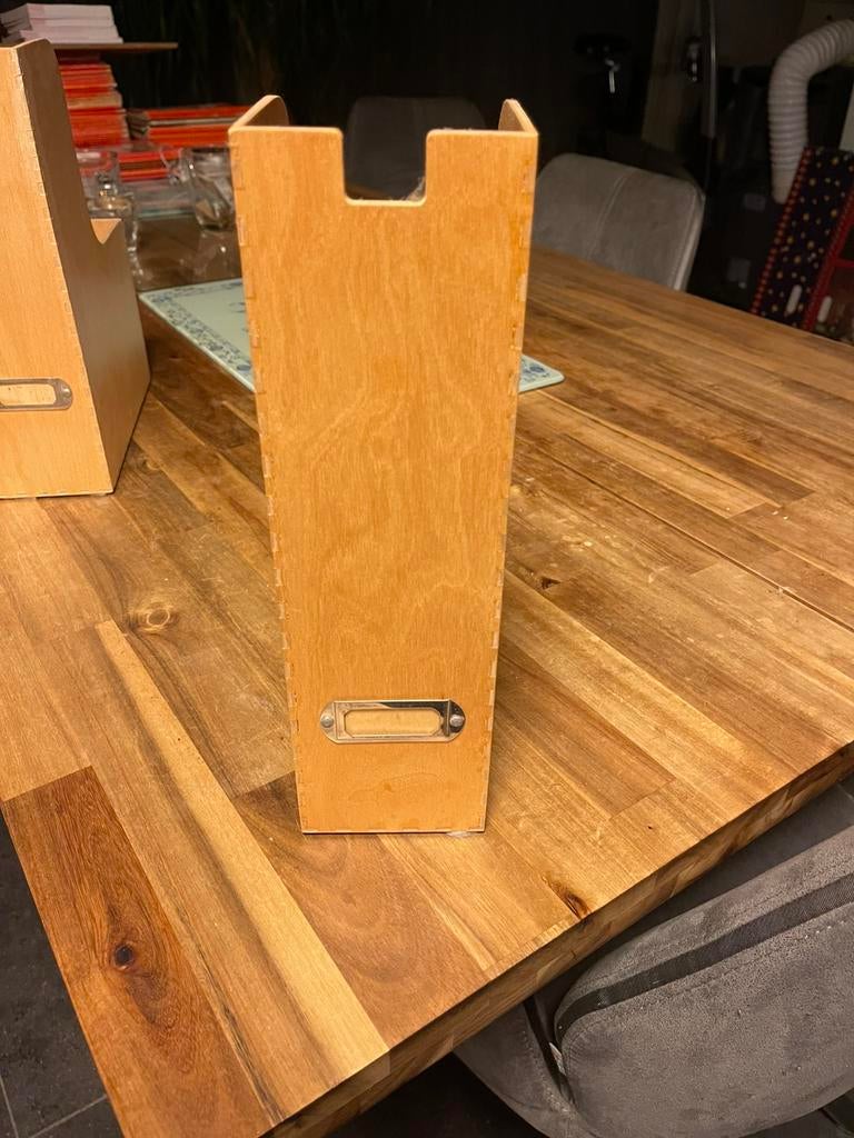 IKEA Lektuurbakken hout, Ophalen, Zo goed als nieuw