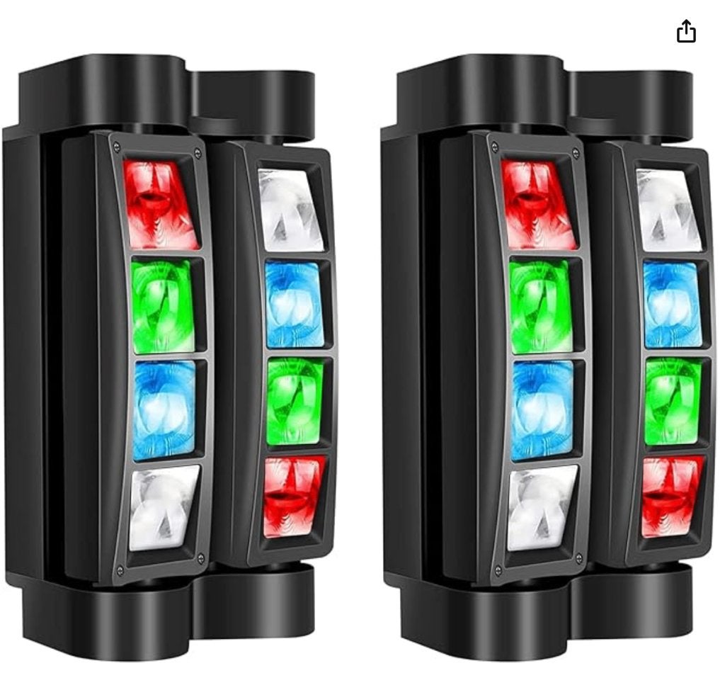2x BETOPPER LM30A Mini Spider DMX512 discolampen, Ophalen of Verzenden, Zo goed als nieuw, Licht, Geluidgestuurd