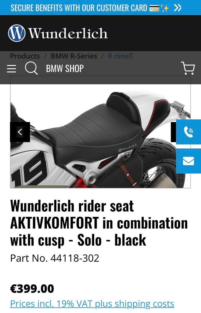 Wunderlich Aktiefcomfort zadel Rninet, Ophalen, Gebruikt