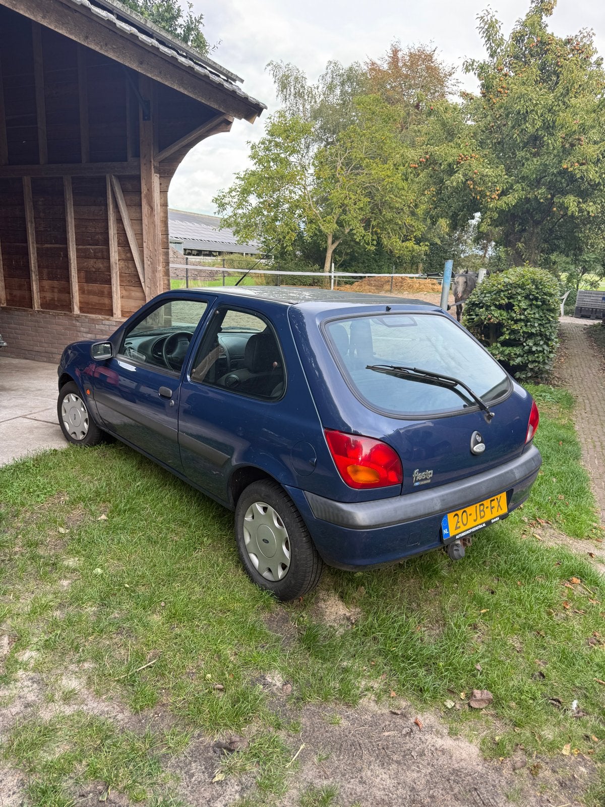 Ford Fiësta 1.3 I 3DR 2002 Blauw, Auto's, Voorwielaandrijving, 1299 cc, 40 €/maand, 4 cilinders