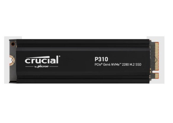Crucial P310 2TB PCIe Gen4 NVMe M.2 SSD, Intern, Server, SSD, Crucial P310 2TB PCIe Gen4 NVMe