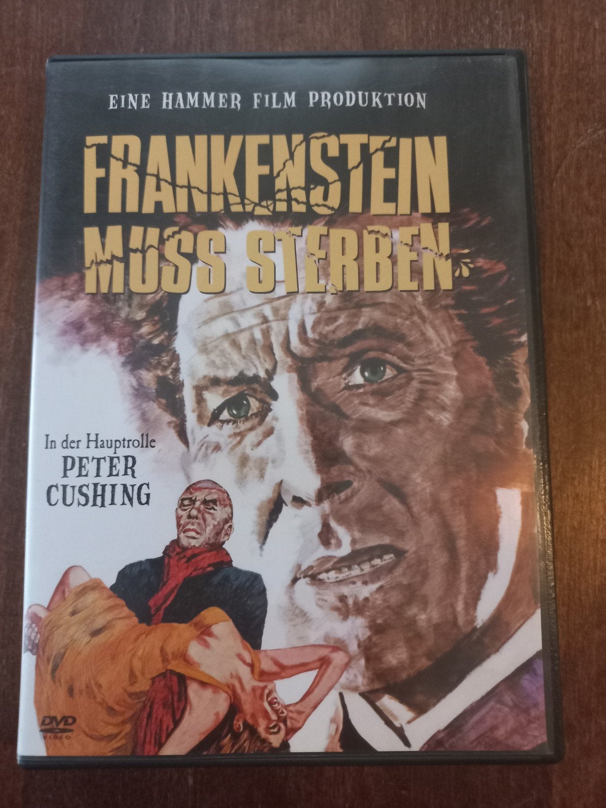 Frankenstein must Die., Cd's en Dvd's, Dvd's | Horror, Gebruikt, Monsters, Breedbeeld, Import, Vanaf 16 jaar, Engels, Duits, Frans