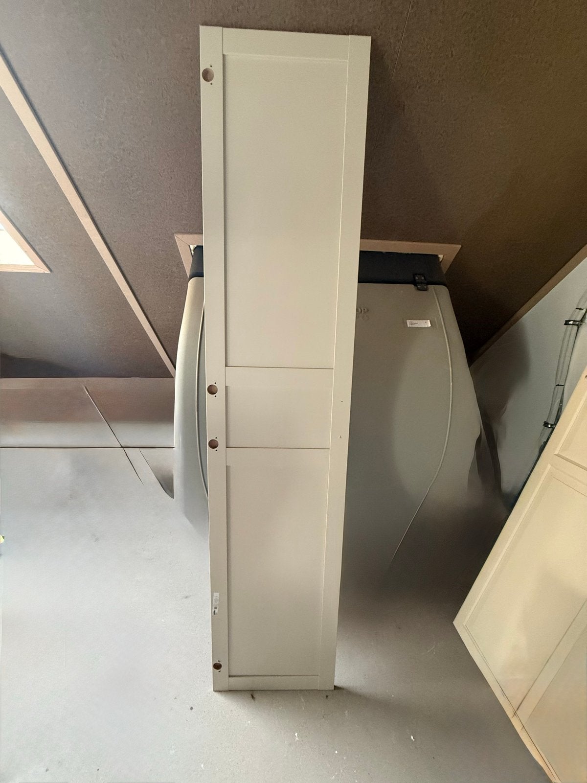 IKEA Flisberget deuren (2x gebroken wit, 1x taupe), Huis en Inrichting, Ophalen, Gebruikt, 200 cm of meer, 50 tot 100 cm