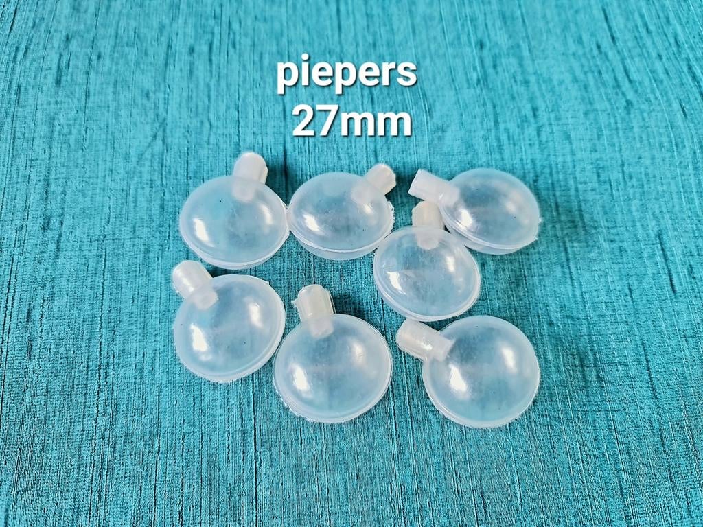 Piepers 27 mm, 5 voor € 2,25, Verzenden, Nieuw, Breien of Haken, Overige typen