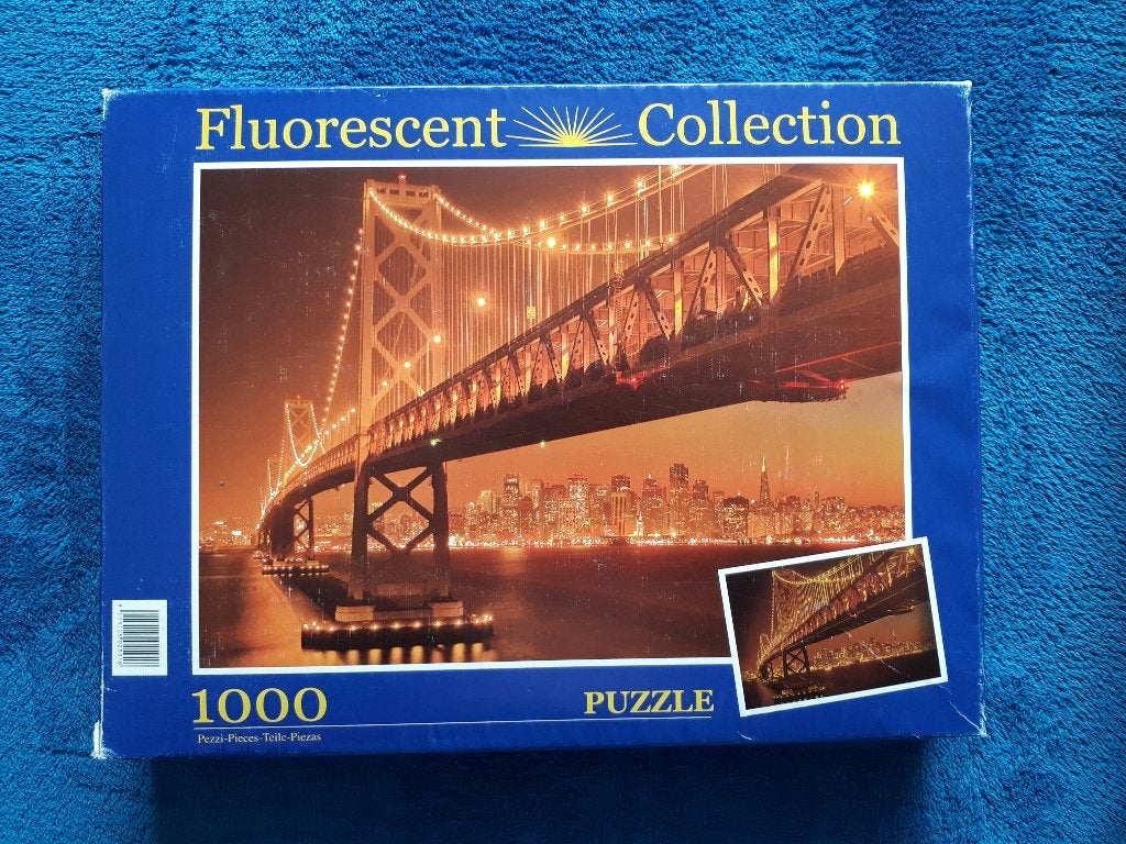 fluoriserende puzzel, Ophalen, 500 t/m 1500 stukjes, Zo goed als nieuw, Legpuzzel