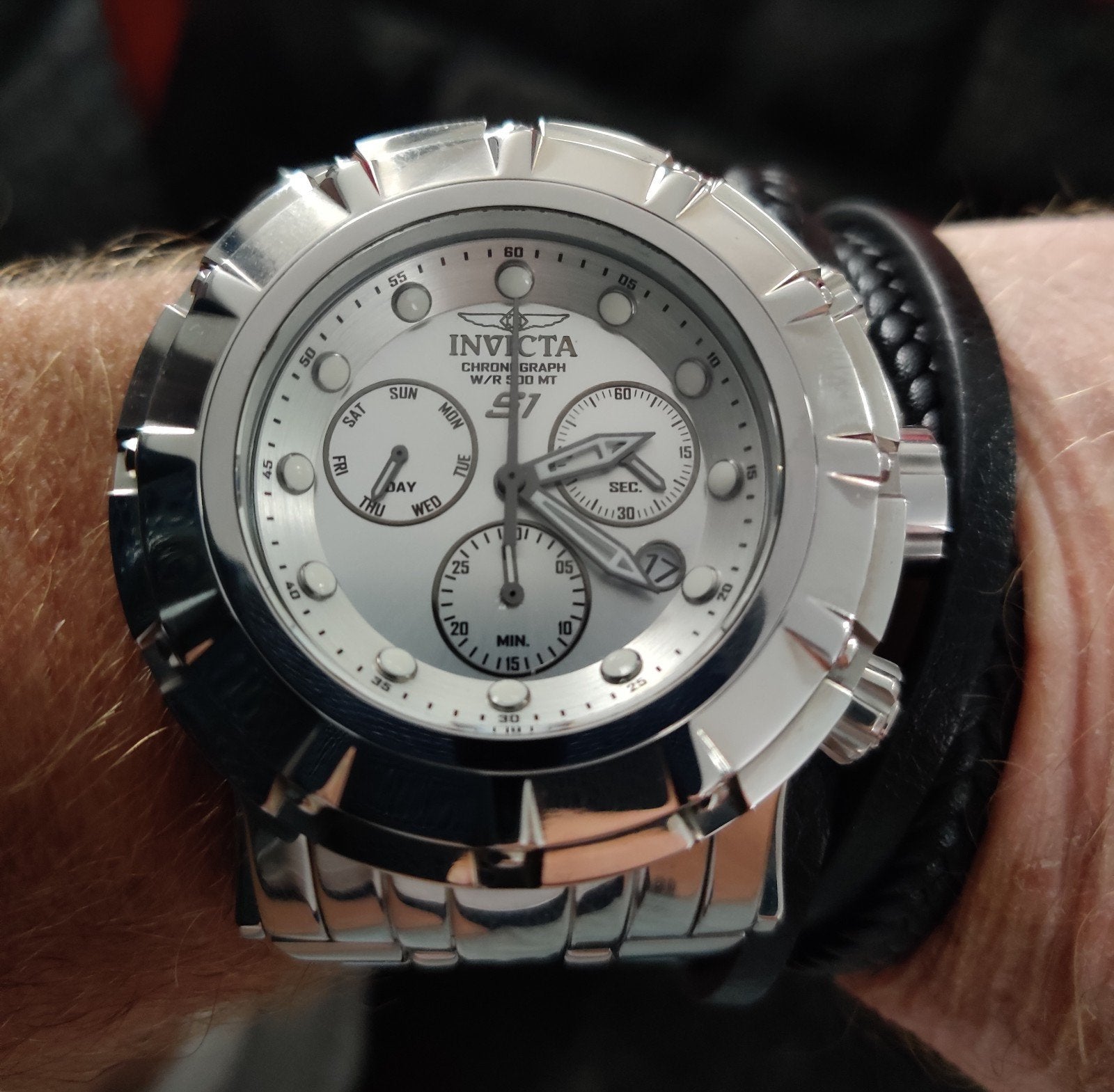 Invicta S1 Rally High Polish !, Sieraden, Tassen en Uiterlijk, Horloges | Heren, Ophalen of Verzenden, Zo goed als nieuw, Staal